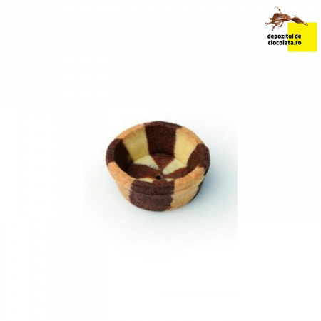 COJI TARTE - Coji de Tarte BICOLORE Dulci gata de folosit -44 mm. CUTIE DE 216 BUC.