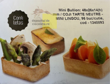 Coji de tarte Neutre Mini Lingou 96 buc [1]