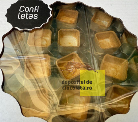 COJI TARTE - Coji de Tarte Neutre Mini Patrat 96 buc