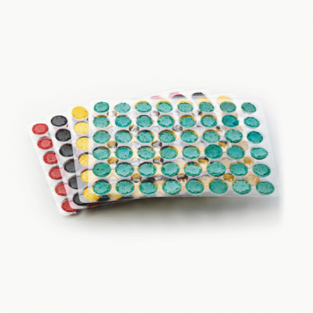MATERII PRIME DIVERSE - Coji Macarons mici Summer 35 mm - 384 buc