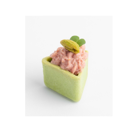 COJI TARTE - Coji Tarte Triunghiulare Cu unt si Aroma Fistic 30x30mm