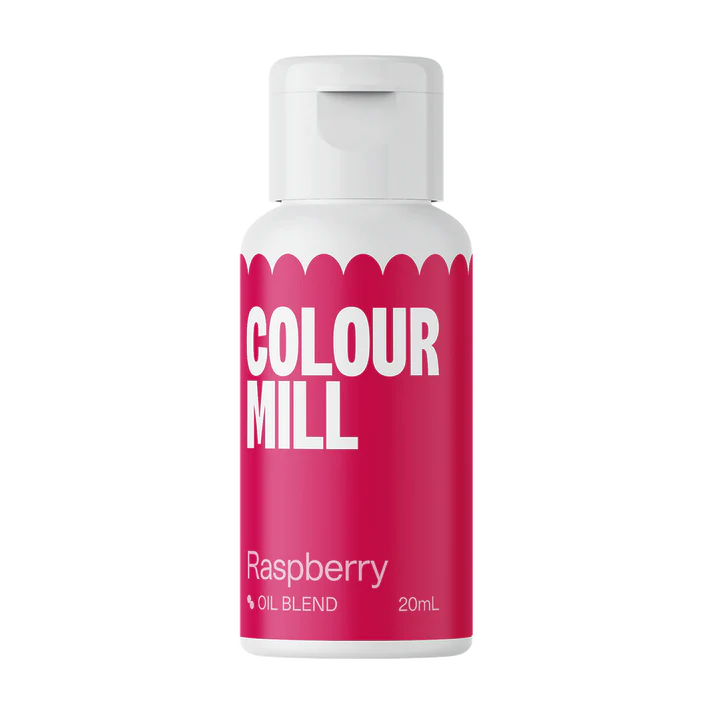 COLORANTI ALIMENTARI - Colorant gel foarte concentrat pe baza de ulei, pentru ciocolata sau crema de unt. Nuanta RASPBERRY 20 ML - COLOUR MILL