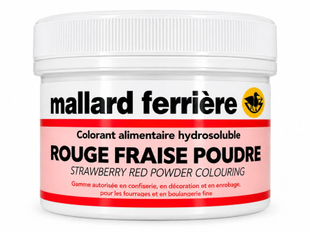 COLORANTI ALIMENTARI - Colorant Hidrosolubil ROSU CAPSUNA  ROUGE FRAISE MALLARD - 50g