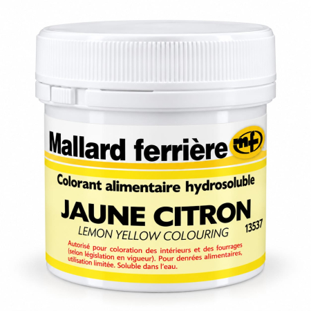 COLORANTI ALIMENTARI - Colorant pudra Hidrosolubil Galben Lamaie Mallard Ferriere - 20gr