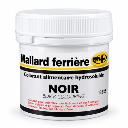 COLORANTI ALIMENTARI - Colorant pudra Hidrosolubil Negru - 20gr