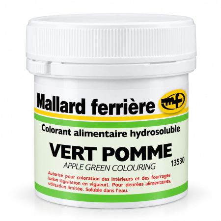 COLORANTI ALIMENTARI - Colorant pudra Hidrosolubil  Mar Verde Mallard Ferriere - 20gr