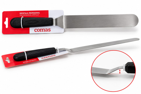 PRODUSE - COMAS Spatula Profesionala cu Lama Din Inox Curbata 20 cm