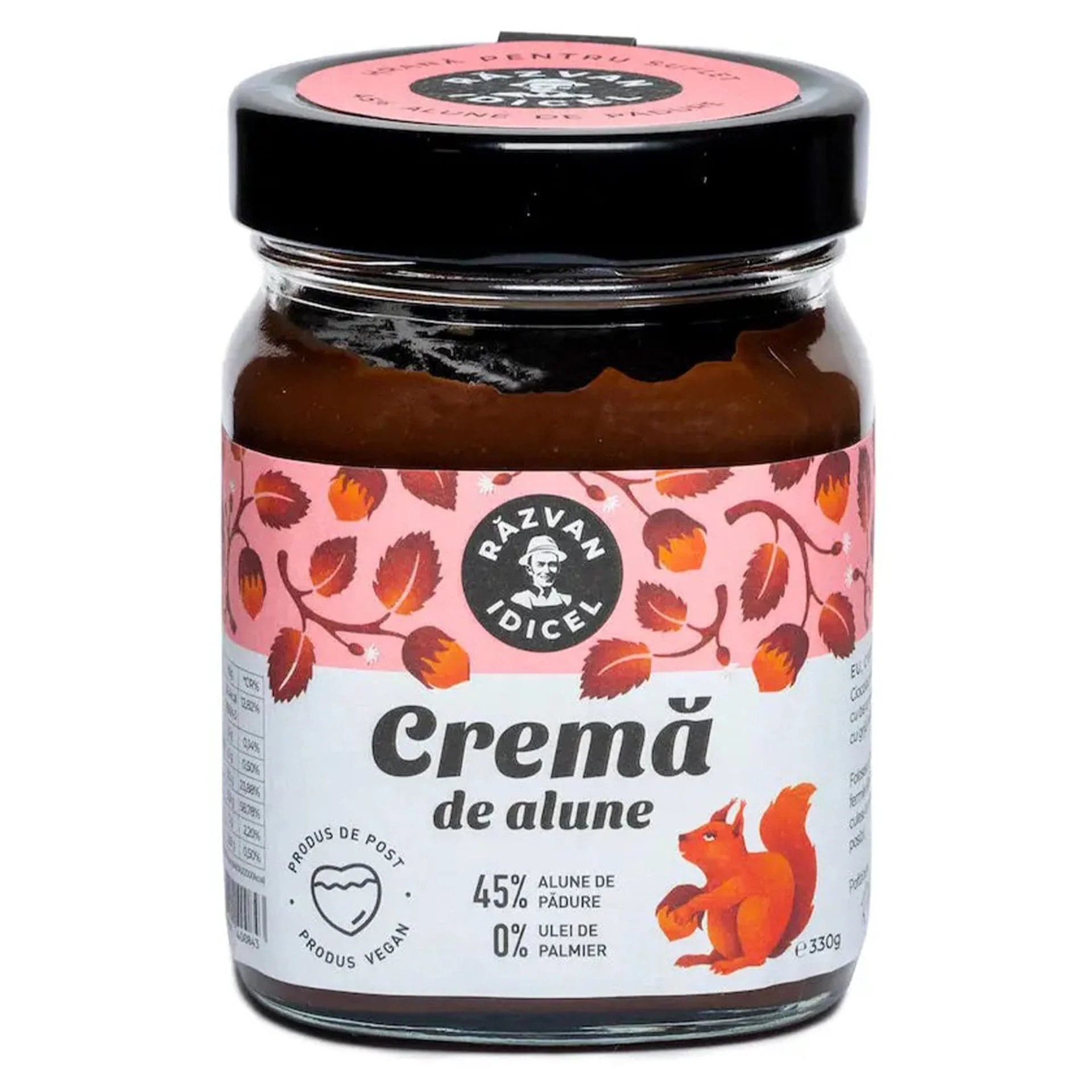 CIOCOLATA - Cremă de alune de pădure cu cacao Razvan Idicel- 0.330gr