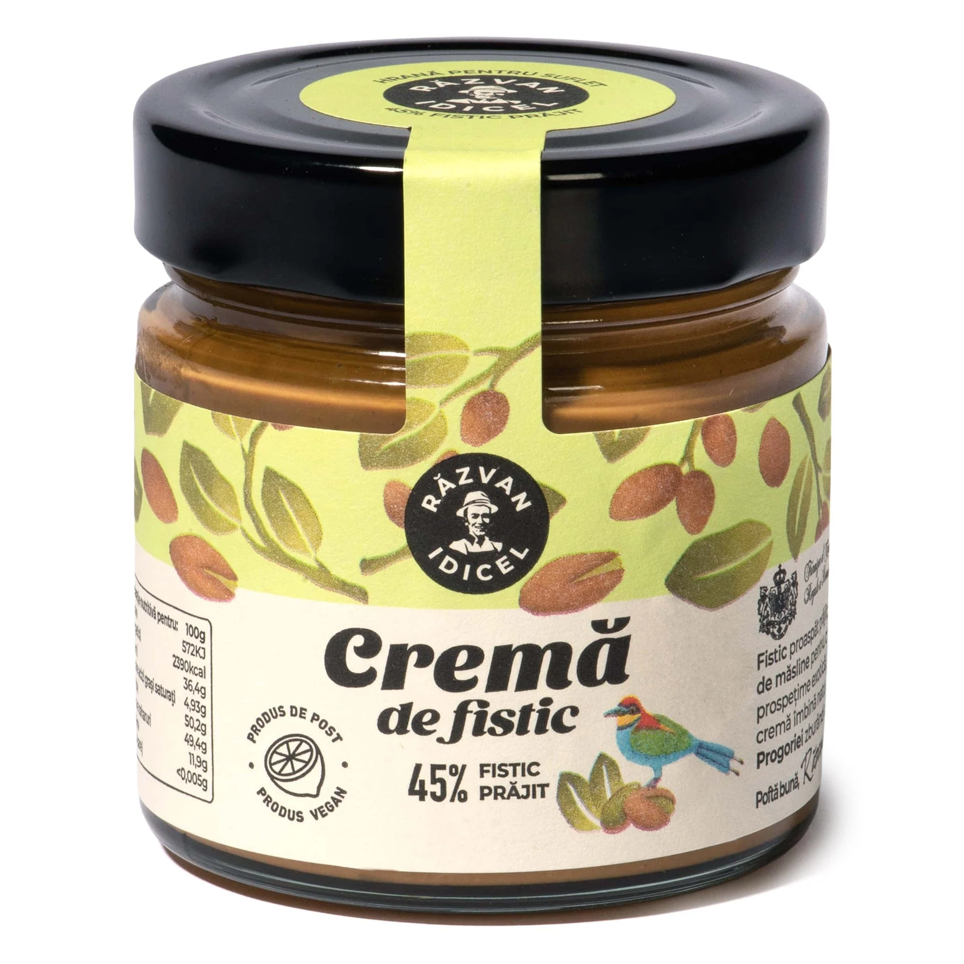 GLAZURI, UMPLUTURI, CREME - Cremă de fistic 45% Razvan Idicel- 0.250gr