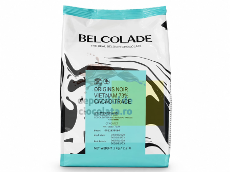 GLAZURI, UMPLUTURI, CREME - Ciocolata Origini Vietnam Neagra 73% Belcolade - 1 kg