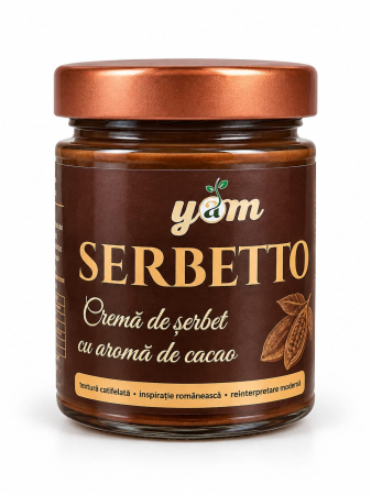 GLAZURI, UMPLUTURI, CREME - Crema de Serbet cu Aroma de Cacao Yam - 400gr