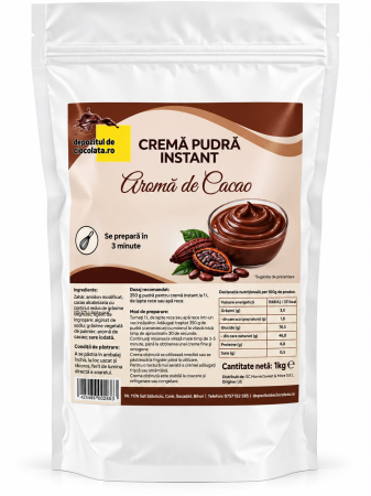 DECOR - Crema Pudra Instant cu Aroma de Cacao Depozitul de ciocolata - 1kg