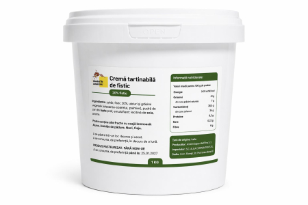 PRODUSE - Crema Tartinabila de Fistic 20% Depozitul De Ciocolata - 1kg