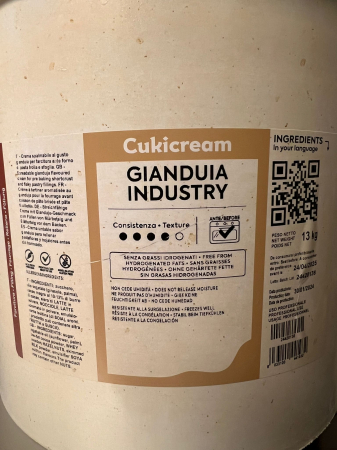CUKICREAM GIANDUIA INDUSTRY 13 KG  -IRCA [1]