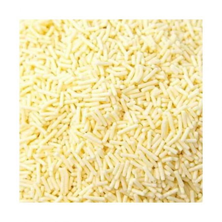 DECOR - Decoratiune Ciocolata Alba VERMICELLI 1KG