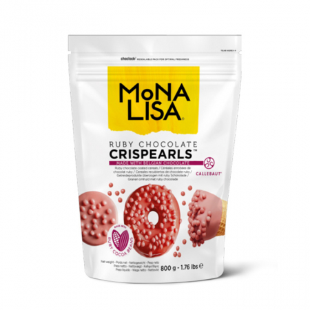 DECOR - Decoratiuni Crispearls Ciocolata Ruby Mona Lisa 0.8kg