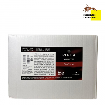 CIOCOLATA - DROPS-URI CIOCOLATA NEAGRA TERMOREZISTENTA PEPITA NIVES IRCA 5KG