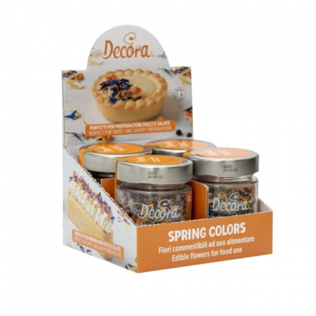 DECOR - Flori Comestibile Mix culori de primavara 2gr
