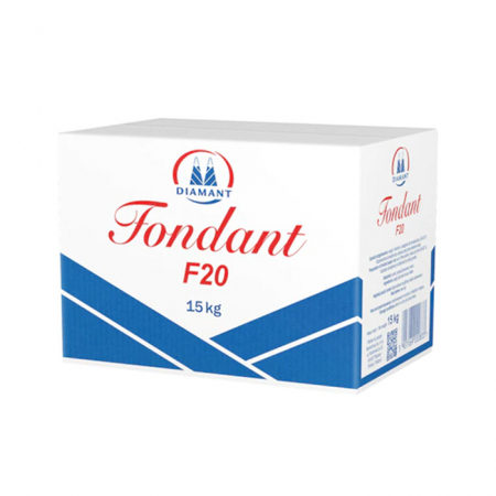 DECOR - Fondant alb (pasta de zahar) pentru amandine si alte produse de cofetarie.