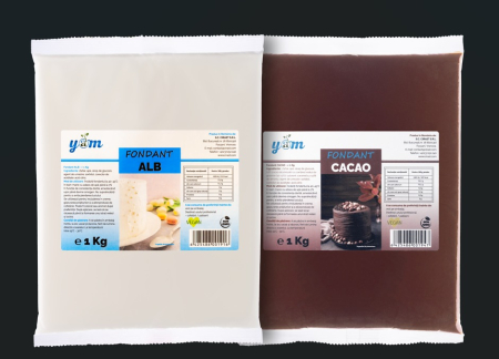 FONDANT YAM LA 1KG ALB SAU CACAO [1]