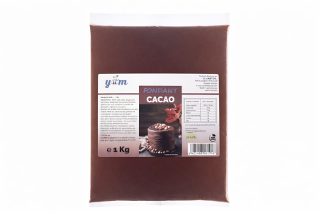 DECOR - FONDANT YAM LA 1KG ALB SAU CACAO
