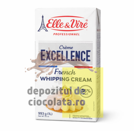 FRISCA, UNT, LAPTE CONDENSAT - Crema pentru frișcă Elle & Vire Excellence (35% grăsime) 1L