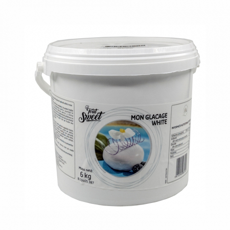 PRODUSE - Glazura Alba Mon Glacage - 6 KG