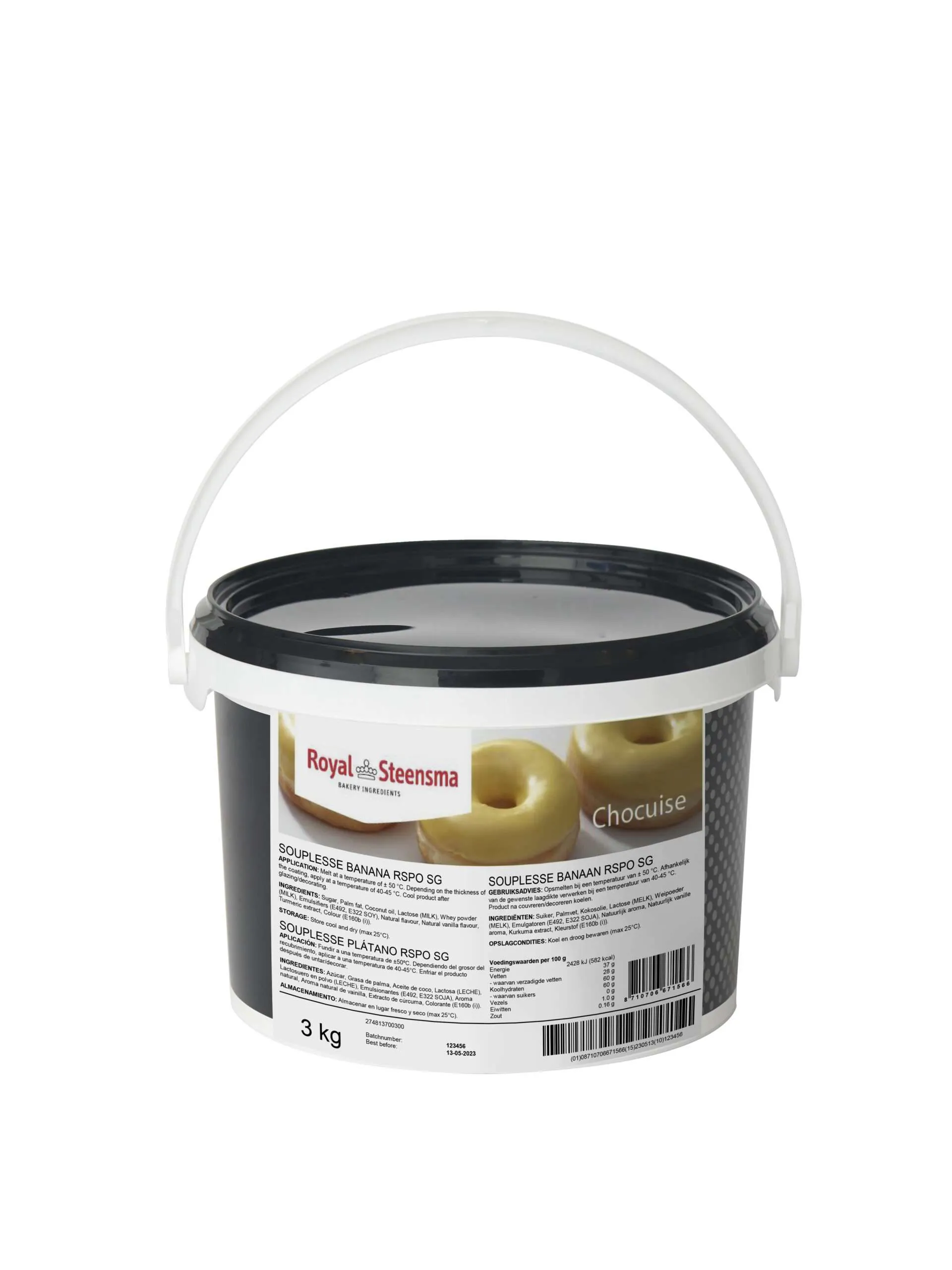 PRODUSE - Glazura Banane SOUPLESSE - 3 KG