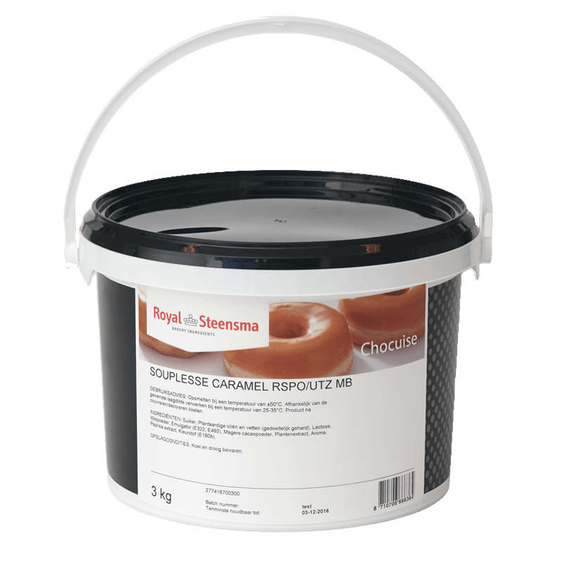 PRODUSE - Glazura Caramel Gogosi Eclere SOUPLESSE - 3 KG