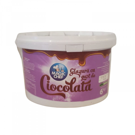GLAZURI, UMPLUTURI, CREME - Glazura la rece cu Ciocolata, se foloseste ca atare, nu necesita incalzire.  6KG