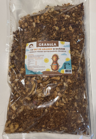 DECOR - Granola cu unt de arahide și banane