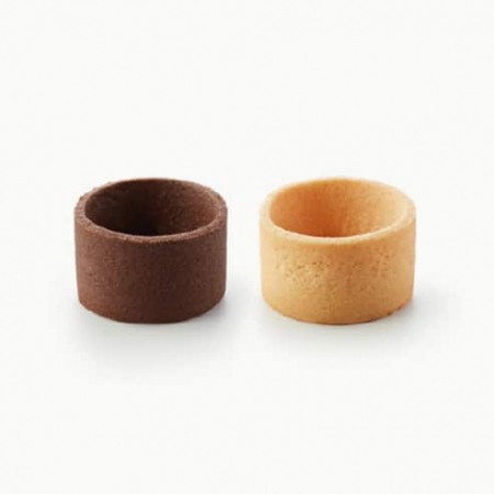 COJI TARTE - Mini tarte cu unt, jumatate cu cacao, jumatate simple. 192 buc/ cutie