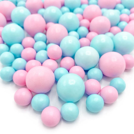 Mix Sprinkles bile din zahar si ciocolata pentru decorarea produselor de cofetarie si patiserie.   [1]