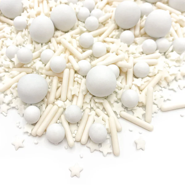 DECOR - Mix Sprinkles Milky Way din zahar  pentru decorarea produselor de cofetarie si patiserie. Happy Sprinkles - 180g