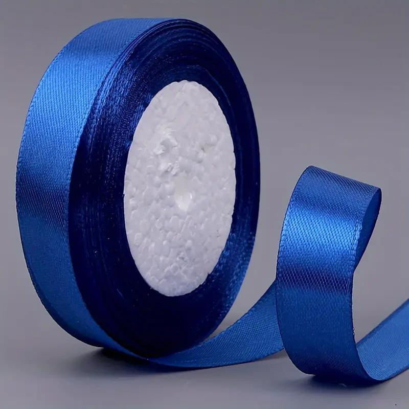 PRODUSE - Panglica SATIN Albastru   rola 15m x 10mm