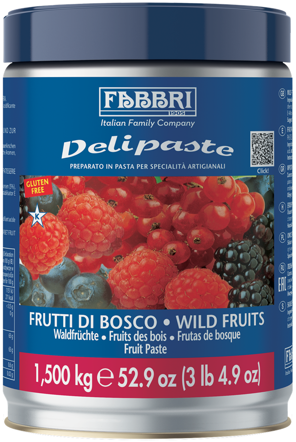 PRODUSE - Pasta aromatizanta Fructe de Padure Delipaste 1.5 kg