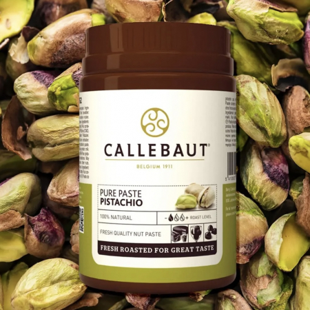 GLAZURI, UMPLUTURI, CREME - Pasta pura de fistic 100%, 1 kg - BARRY CALLEBAUT