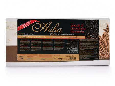Picaturi Termostabile de Ciocolata Neagra 46% MASTER MARTINI ARIBA [1]