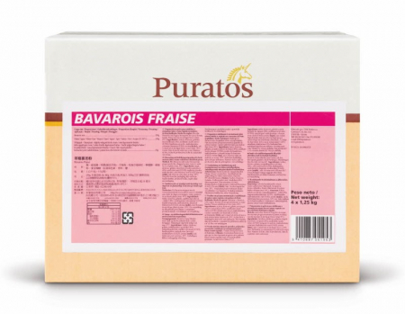 PRODUSE - Premix Gust Capsuni BAVAROIS FRAISE - 1.25 kg