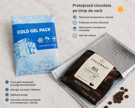 CIOCOLATA - Protectie Ciocolata Punga TERMICA + GEL GHEATA