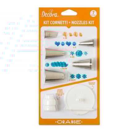 DECOR - Set Dui Portocaliu din 7 piese