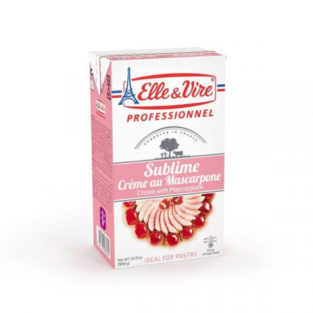 FRISCA, UNT, LAPTE CONDENSAT - Frisca naturala cu mascarpone, 1 L ( 70% smantana, 30% mascarpone)