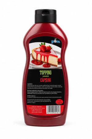 DECOR - Topping / Sos de capsuni 250 g