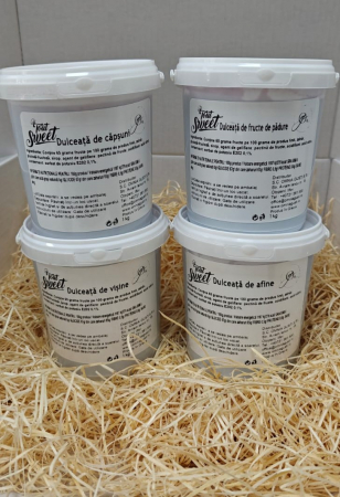 GLAZURI, UMPLUTURI, CREME - Dulceata de Capsuni, Afine, Visine. Fructe de padure cu 65% umplutura de fruct