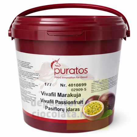 GLAZURI, UMPLUTURI, CREME - Umplutura Fructul Pasiuni 30% Puratos VIVAFIL PASSIONFRUIT - 5kg