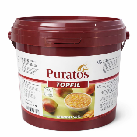 GLAZURI, UMPLUTURI, CREME - Umplutura Mango 50% Puratos TOPFIL MANGO - 5kg