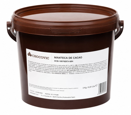 PRODUSE - Unt de Cacao dropsuri Chocovic - 3kg