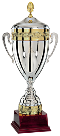 Cupe - Cupă Luxury Line metal/ Lemn - capac inclus 74/67/64 cm -