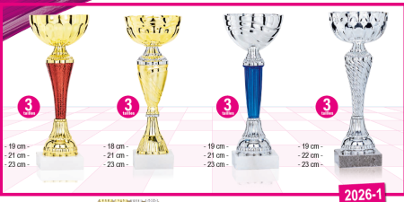 Lot 12 cupe - înălțime medie 21 cm [1]