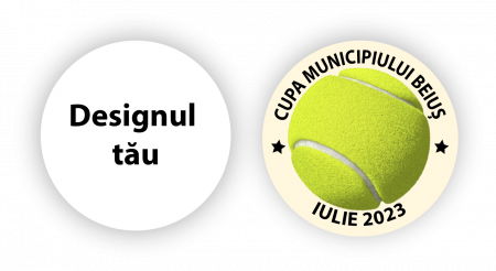 Personalizare medalii - Personalizare autocolant simplu printat 50mm / 25mm